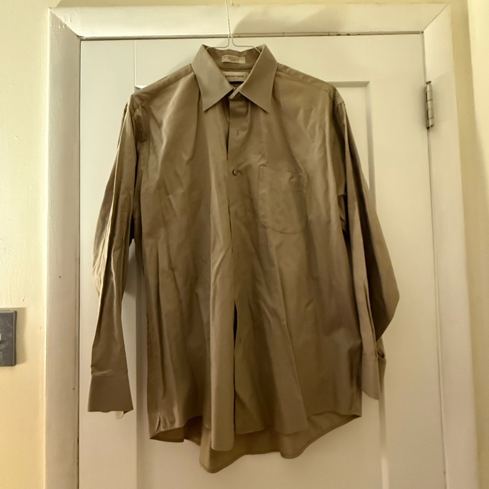 Pronto Uomo 100’s 2-Ply Long Sleeve Dress Shirt – Size 16 (32/33)